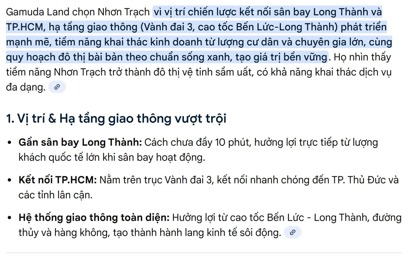 lý do gamuda land đầu tư nhơn trạch
