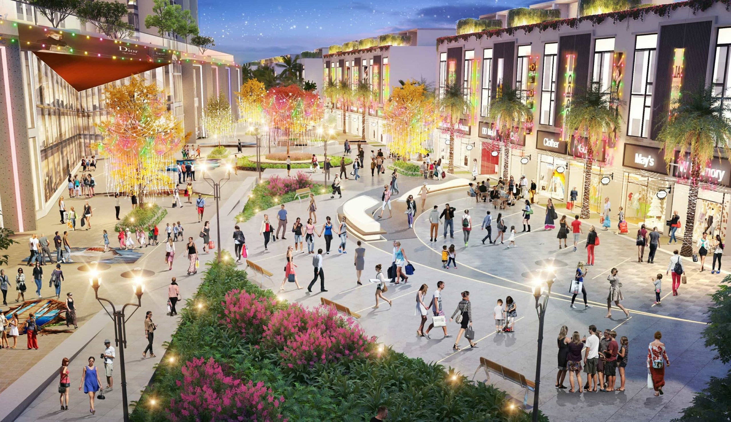 phố đi bộ spring ville