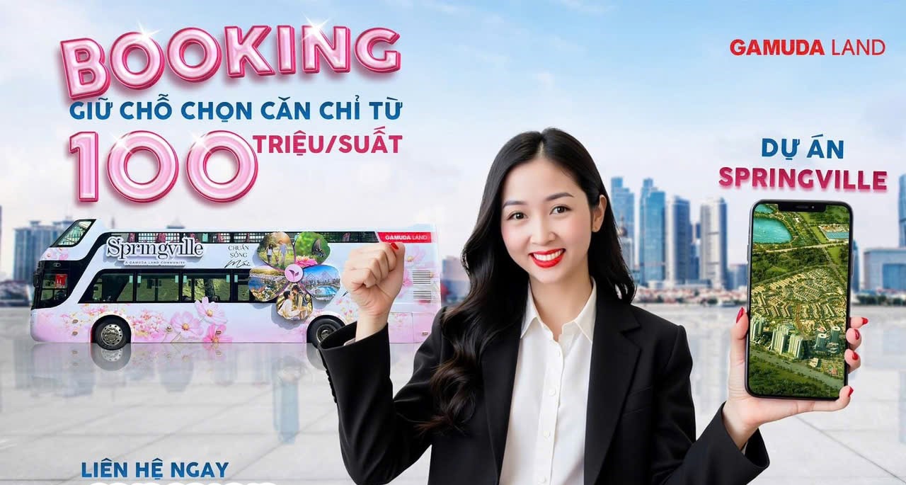 quy trình booking spring ville