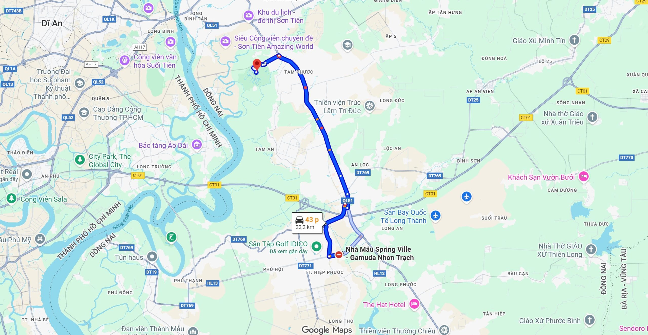 sân golf nhơn trạch