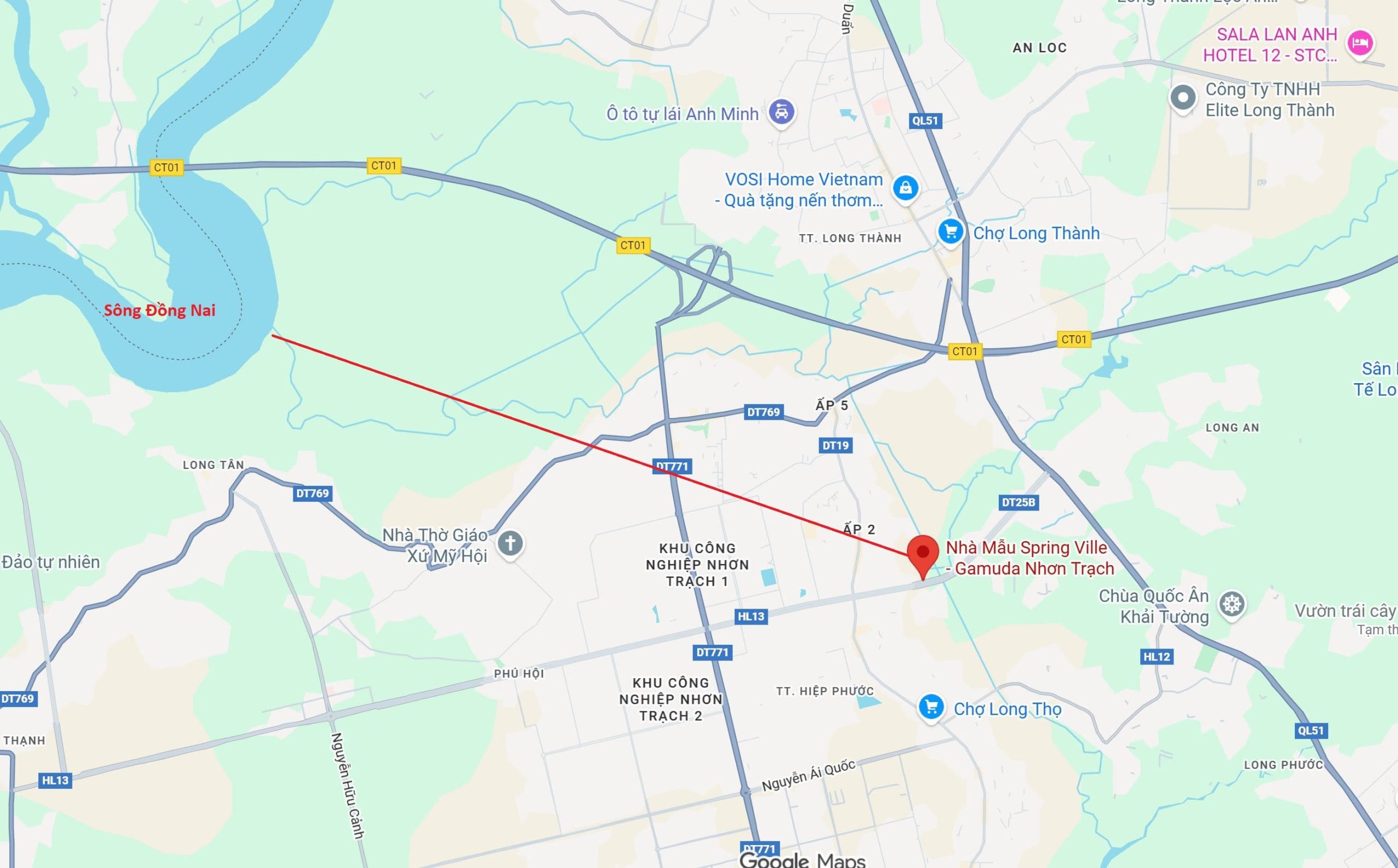 spring ville gần sông đồng nai