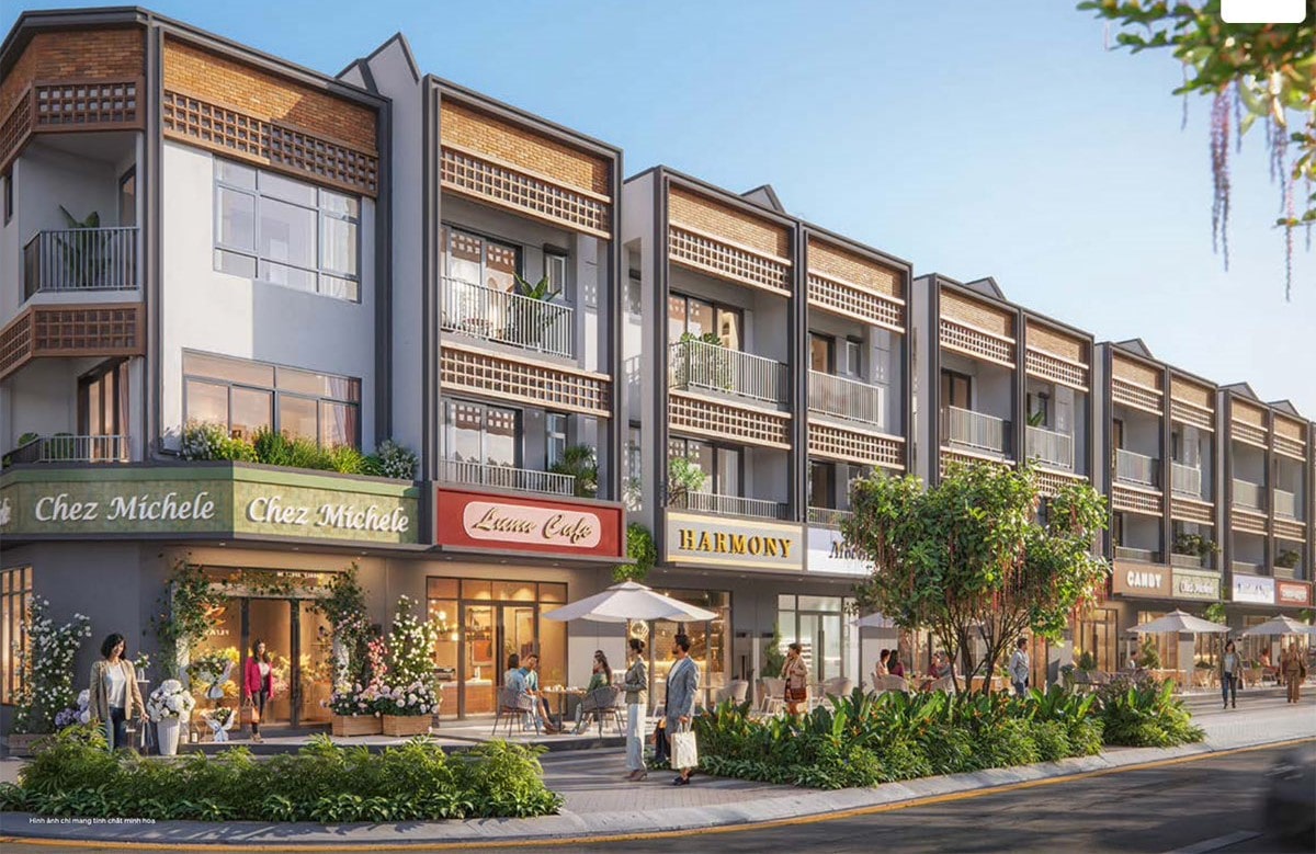 thiết kế shophouse spring ville