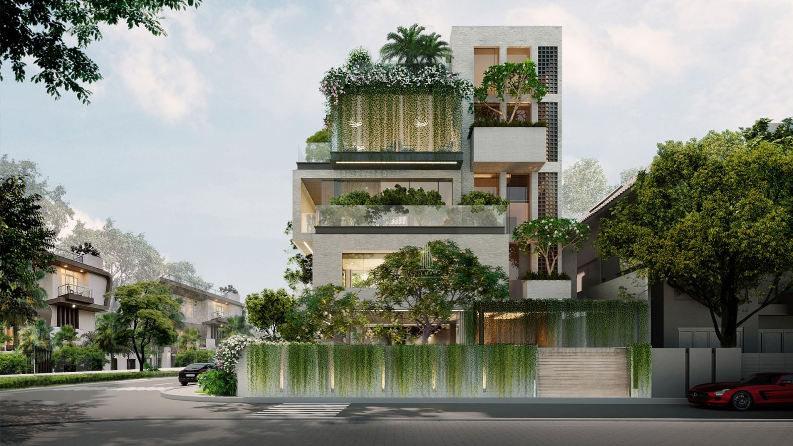 thiết kế biophilic spring ville